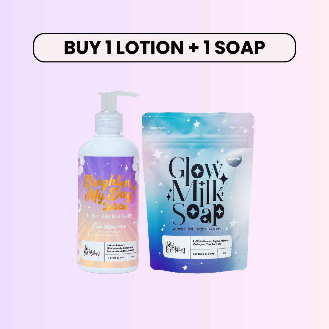 Brighten My Day Lotion, Glow Milk Soap