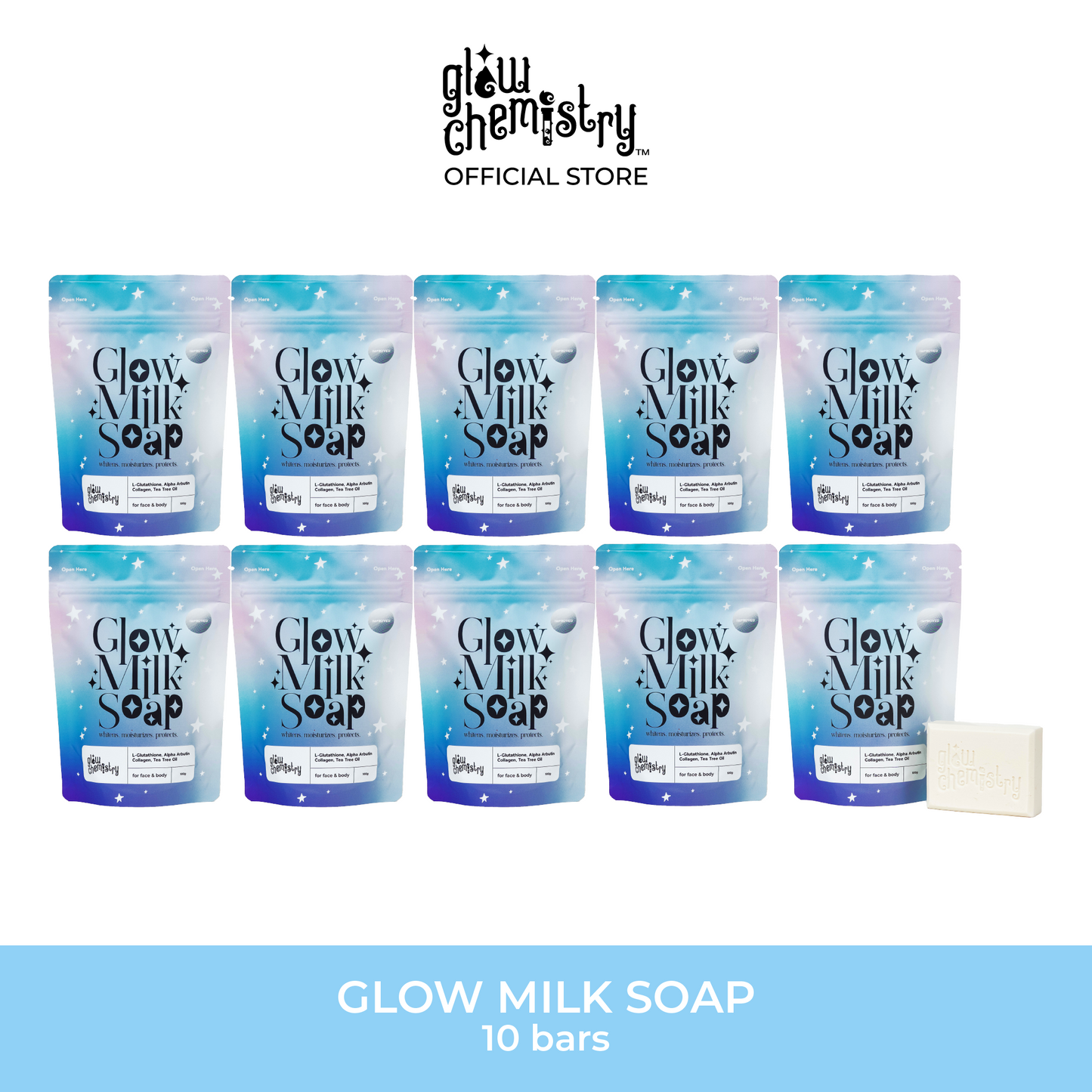 Glow Milk Soap, 10 bars