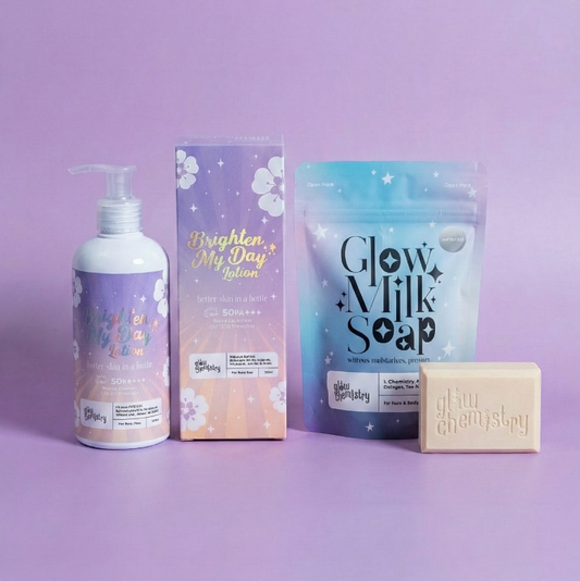 Brighten My Day Lotion, Glow Milk Soap