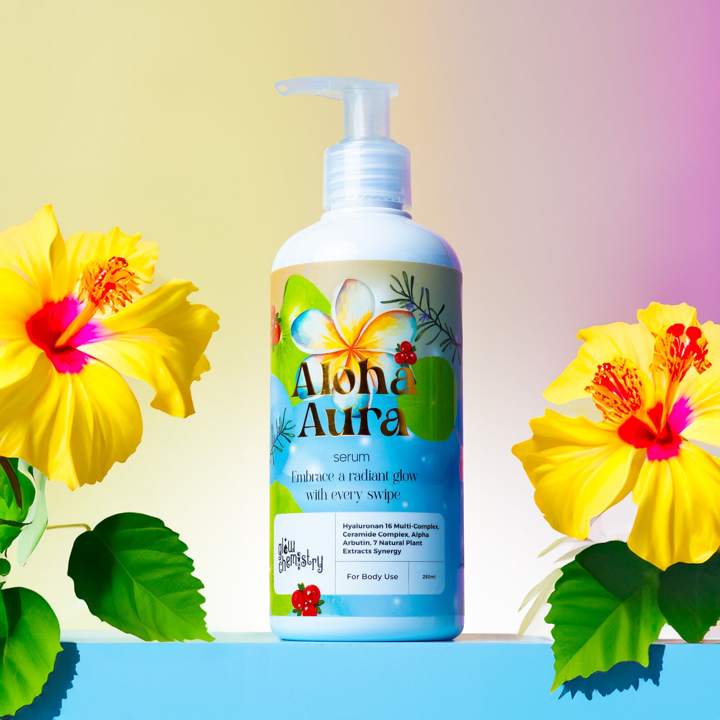 Aloha Aura Body Serum, Glow Milk Soap Bundle