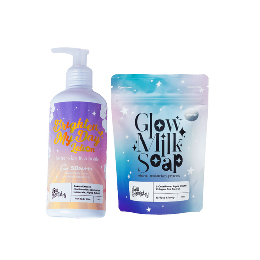 Brighten My Day Lotion, Glow Milk Soap